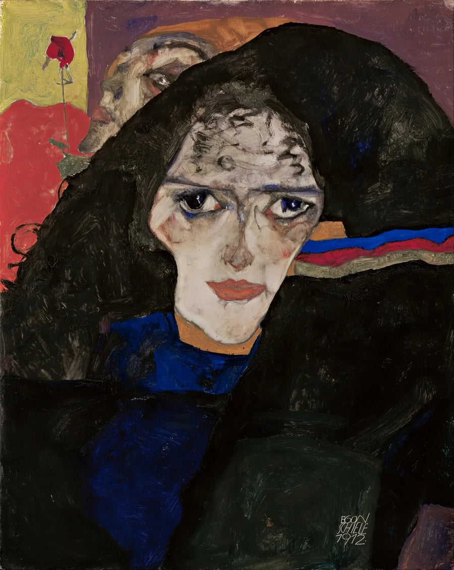 Surullinen nainen - Egon Schiele