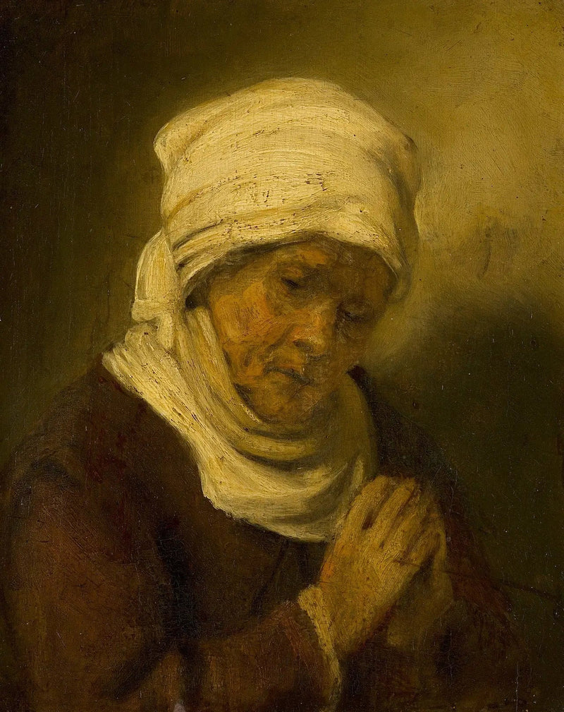 Rukoileva nainen - Rembrandt