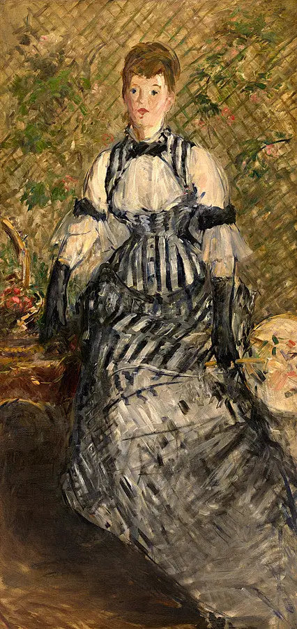 Ilta-asuinen nainen - Édouard Manet