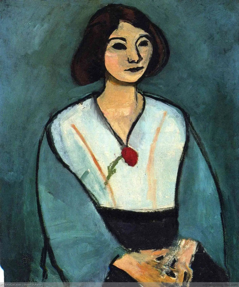 Nainen vihreässä - Henri Matisse