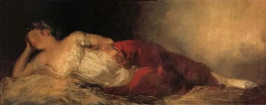 Nukkuva nainen - Francisco de Goya