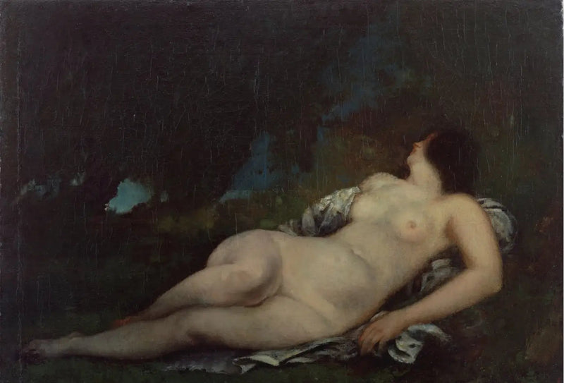 Säteilevä nainen - Gustave Courbet