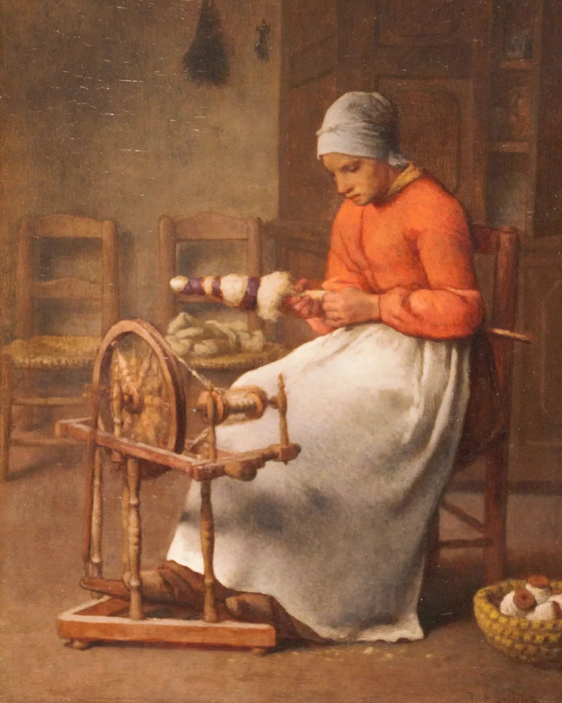 Sileä nainen - Jean-François Millet