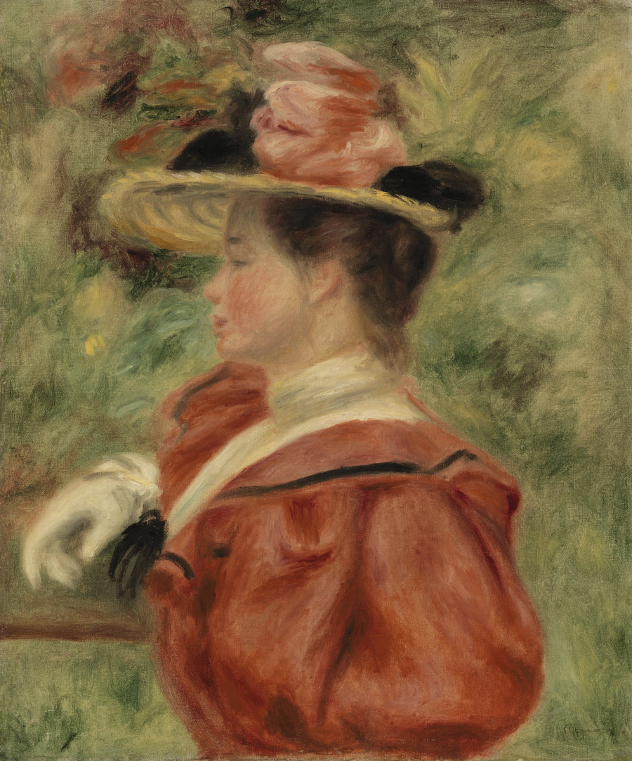 Nainen hansikkaassa - Pierre-Auguste Renoir