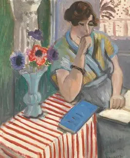 Nainen lukemassa - Henri Matisse
