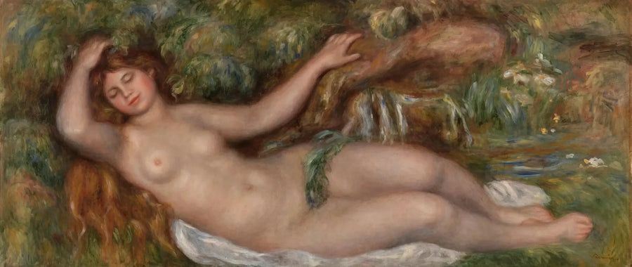 Alaston nainen makuulla - Pierre-Auguste Renoir