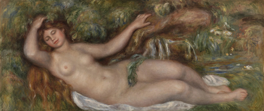 Alaston nainen makuulla - Pierre-Auguste Renoir