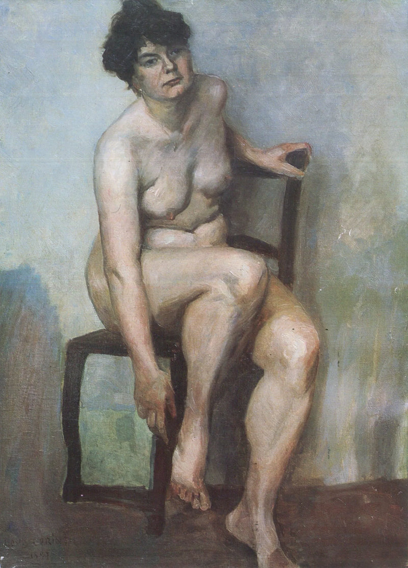 Alaston nainen - Lovis Corinth