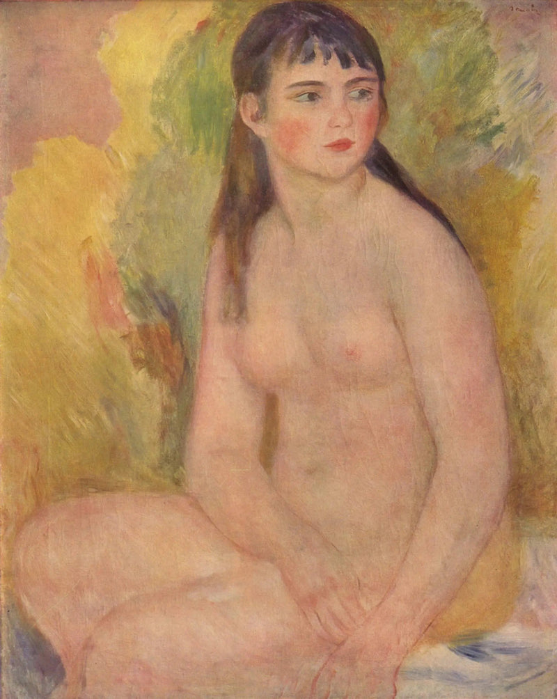 Alaston nainen - Pierre-Auguste Renoir