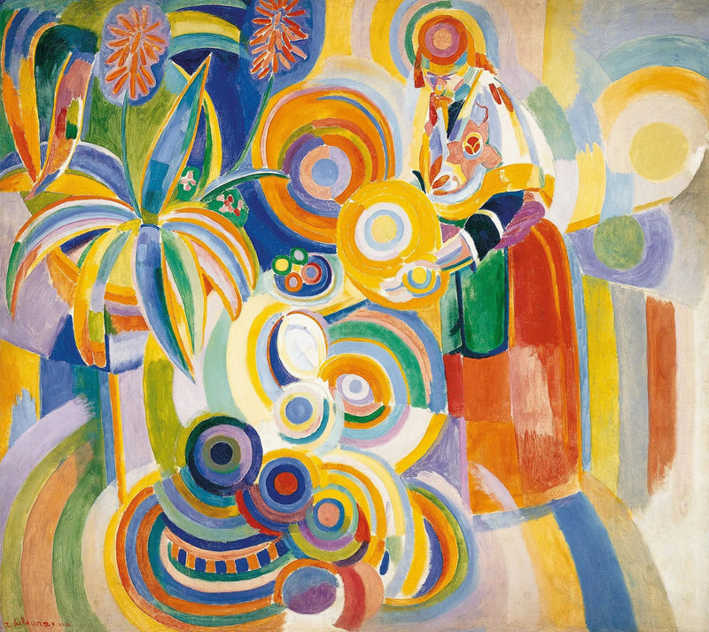 Portugalilainen nainen - Robert Delaunay