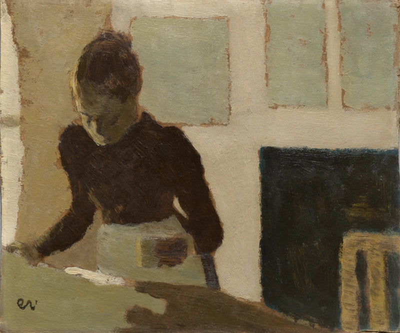 Nainen silittäen - Édouard Vuillard