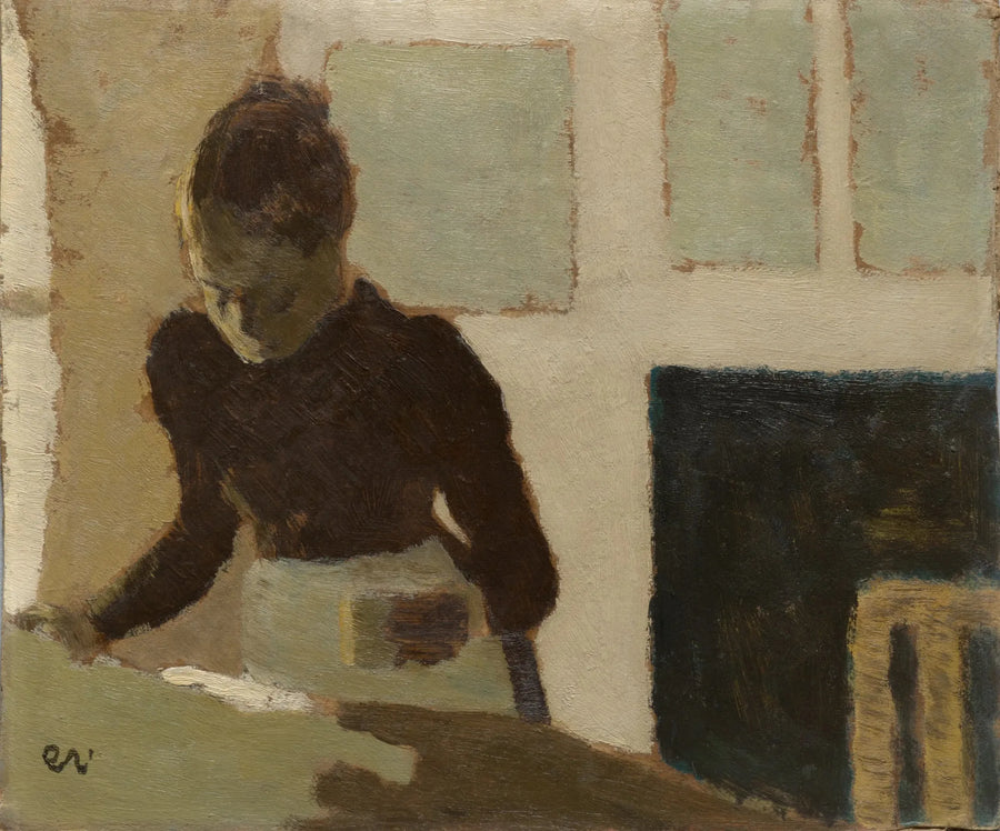 Nainen silittäen - Édouard Vuillard