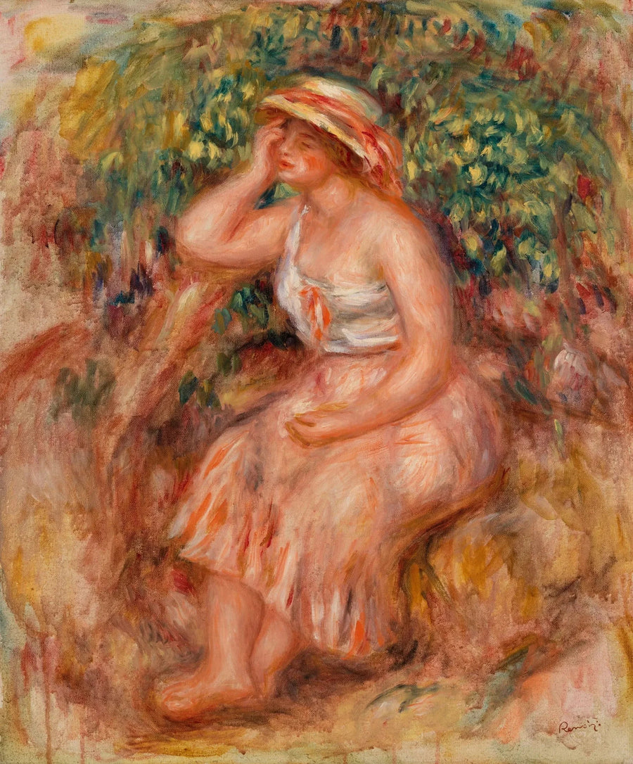 Unelmoiva nainen (Unelmoija) - Pierre-Auguste Renoir