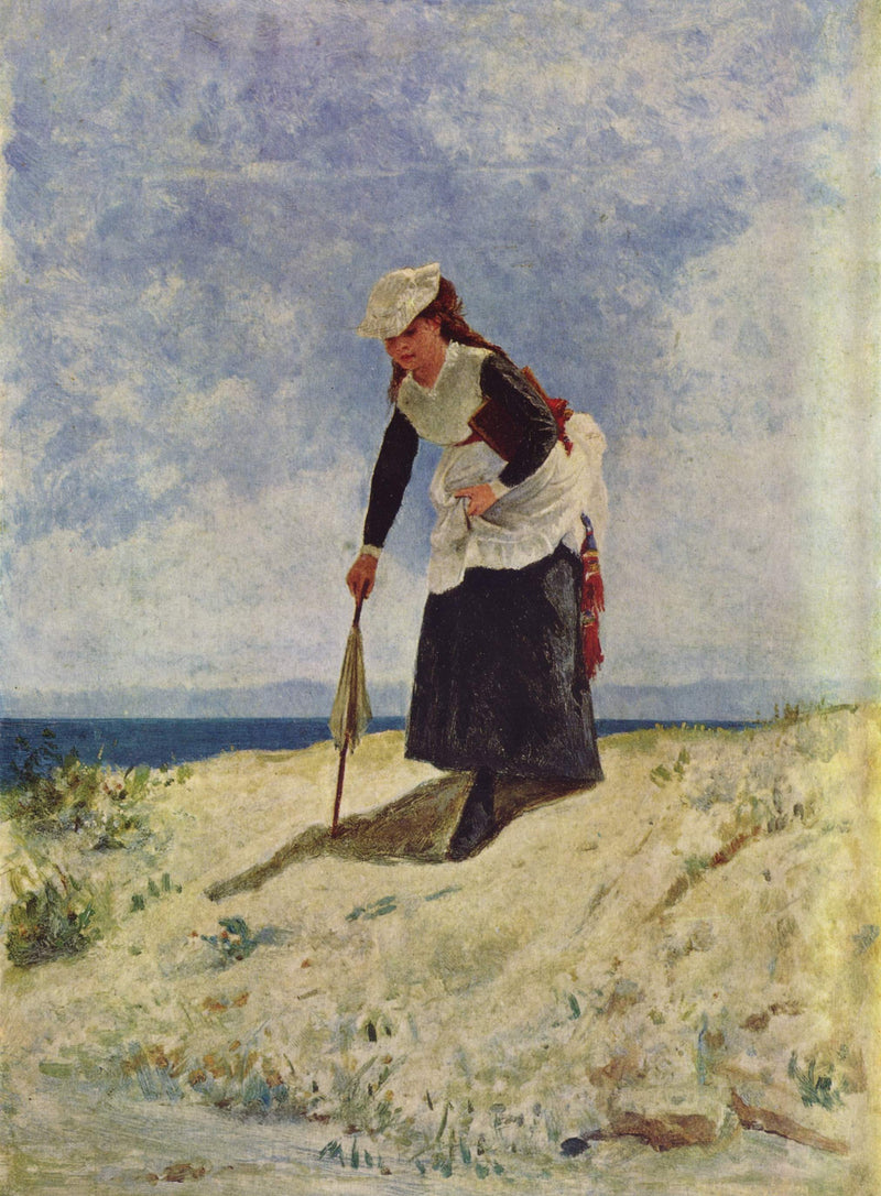 Nainen hiekalla - Giuseppe De Nittis
