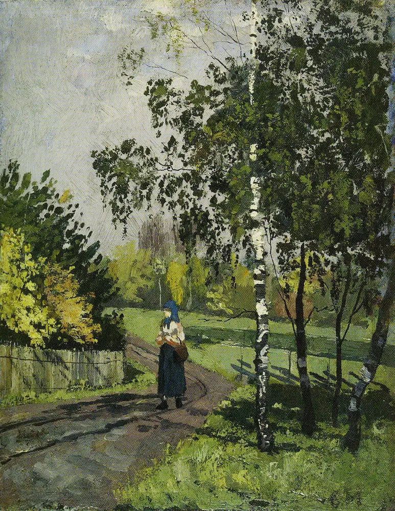 Nainen maantiellä - Edvard Munch