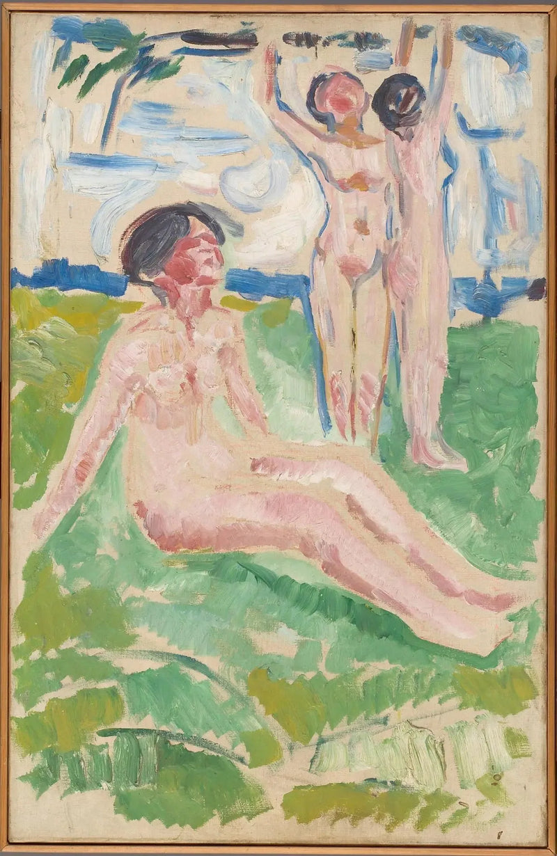 Naiset niittämässä - Edvard Munch