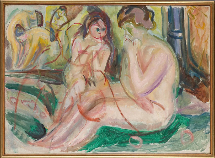 Naiset kylvyssä - Edvard Munch