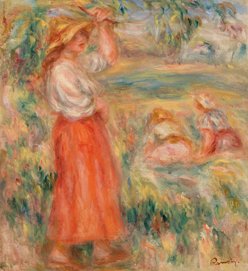 Naiset pelloilla - Pierre-Auguste Renoir