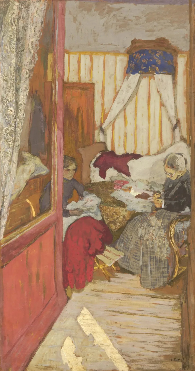 Naisten ompelu - Édouard Vuillard