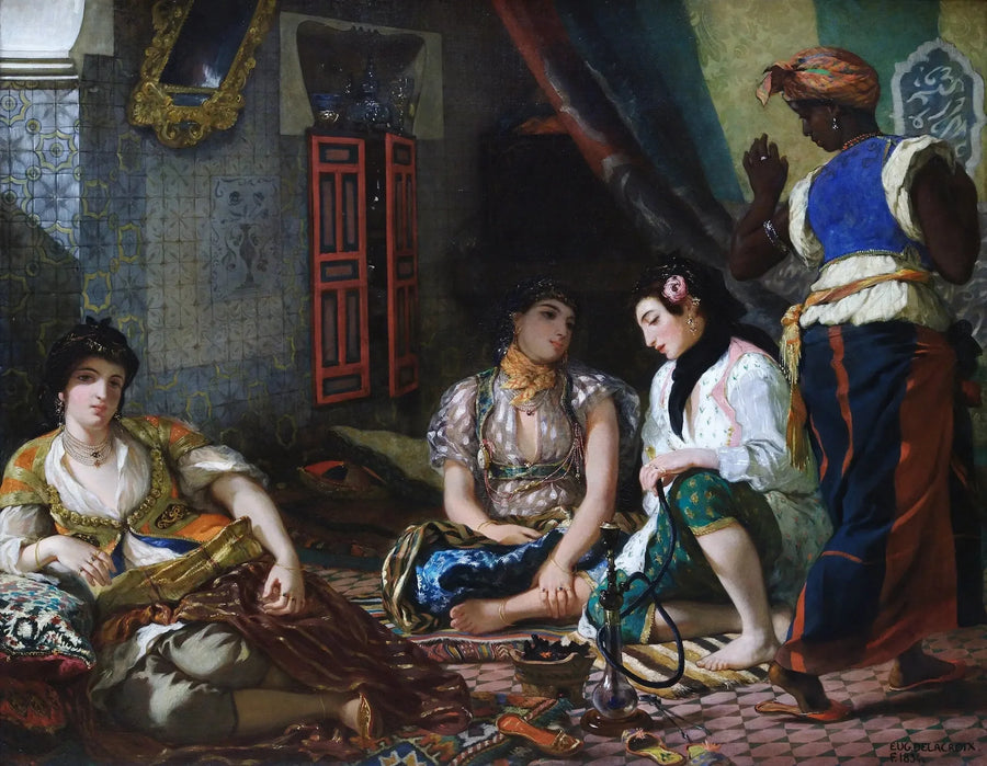 Algeriassa asuvia naisia - Eugène Delacroix