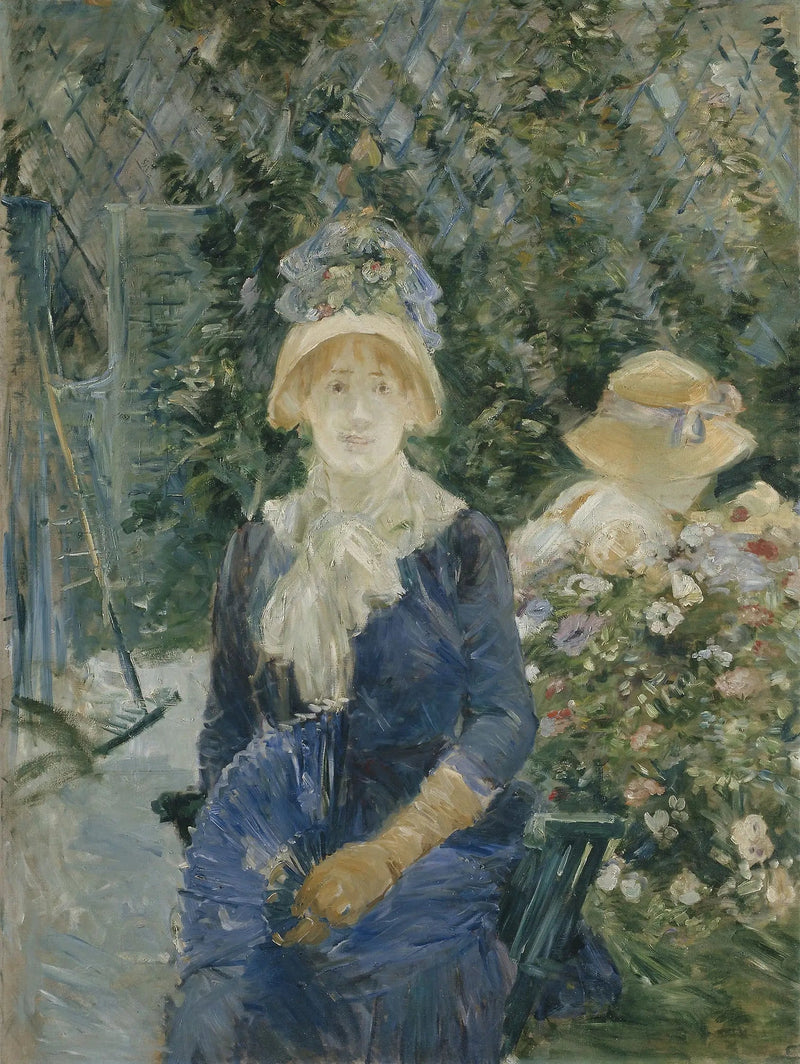Naiset puutarhassa - Berthe Morisot