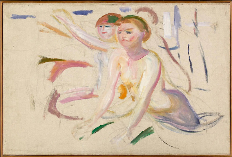 Naiset kylpemässä - Edvard Munch