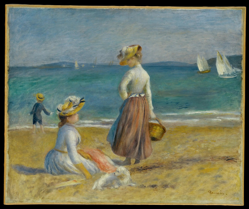 Naiset rannalla - Pierre-Auguste Renoir