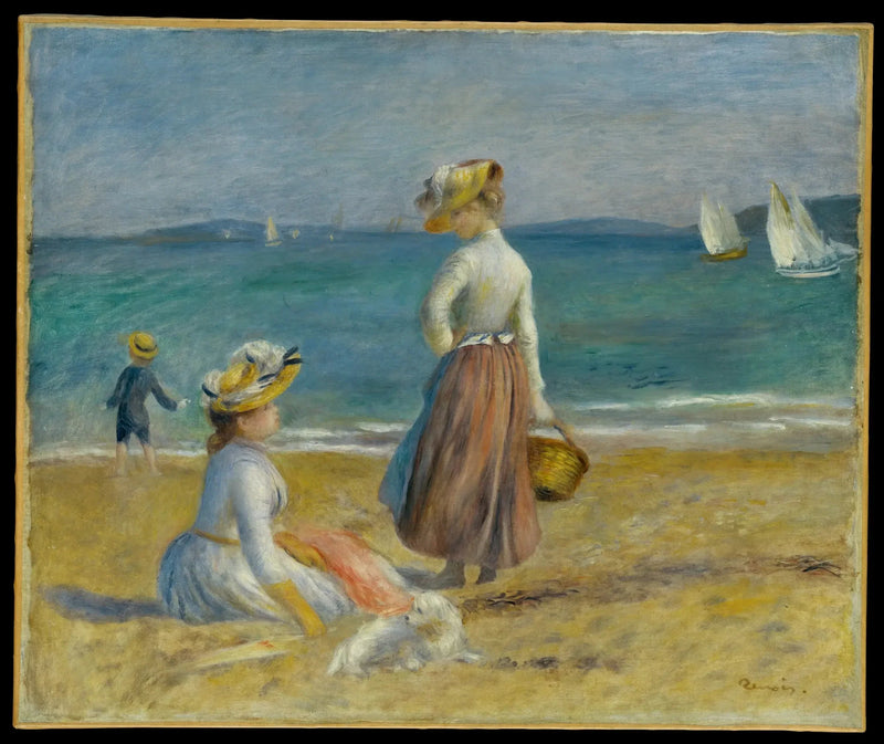 Naiset rannalla - Pierre-Auguste Renoir