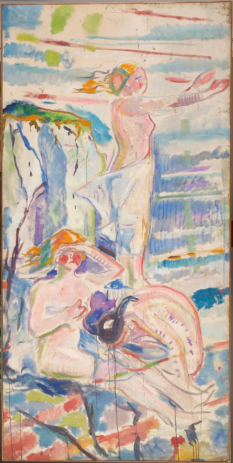 Aurinkoon kääntyneet naiset - Edvard Munch