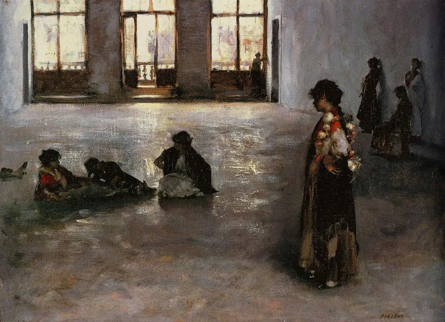 Venetsialaiset naiset Rezzonico-palatsissa - John Singer Sargent