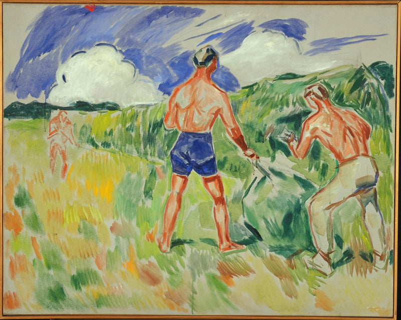 Heinänteko - Edvard Munch