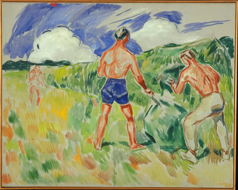 Heinänteko - Edvard Munch