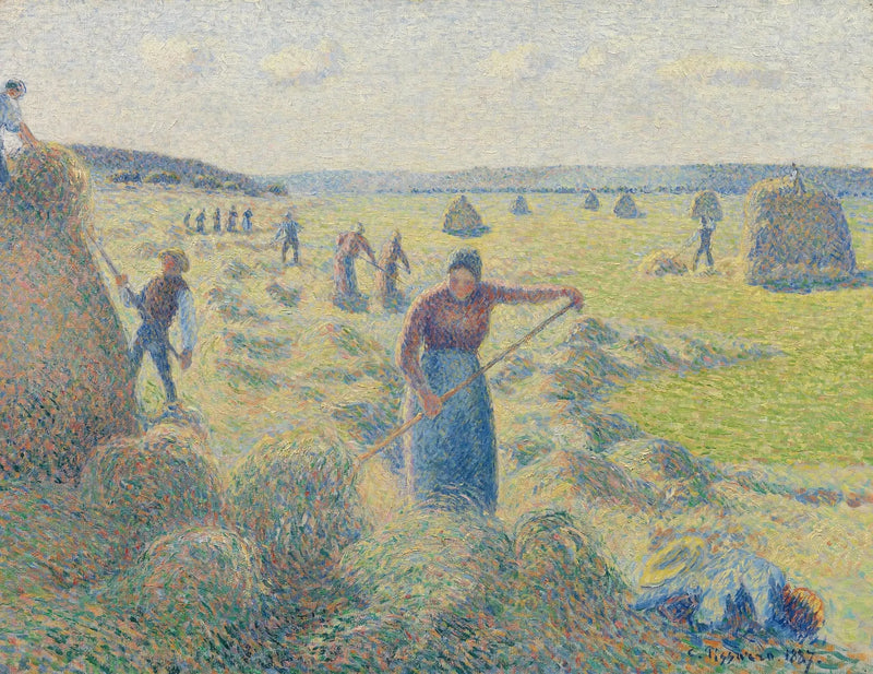 Heinänteko, Éragny - Camille Pissarro