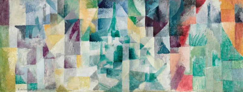 Kolmiosaiset ikkunat - Robert Delaunay