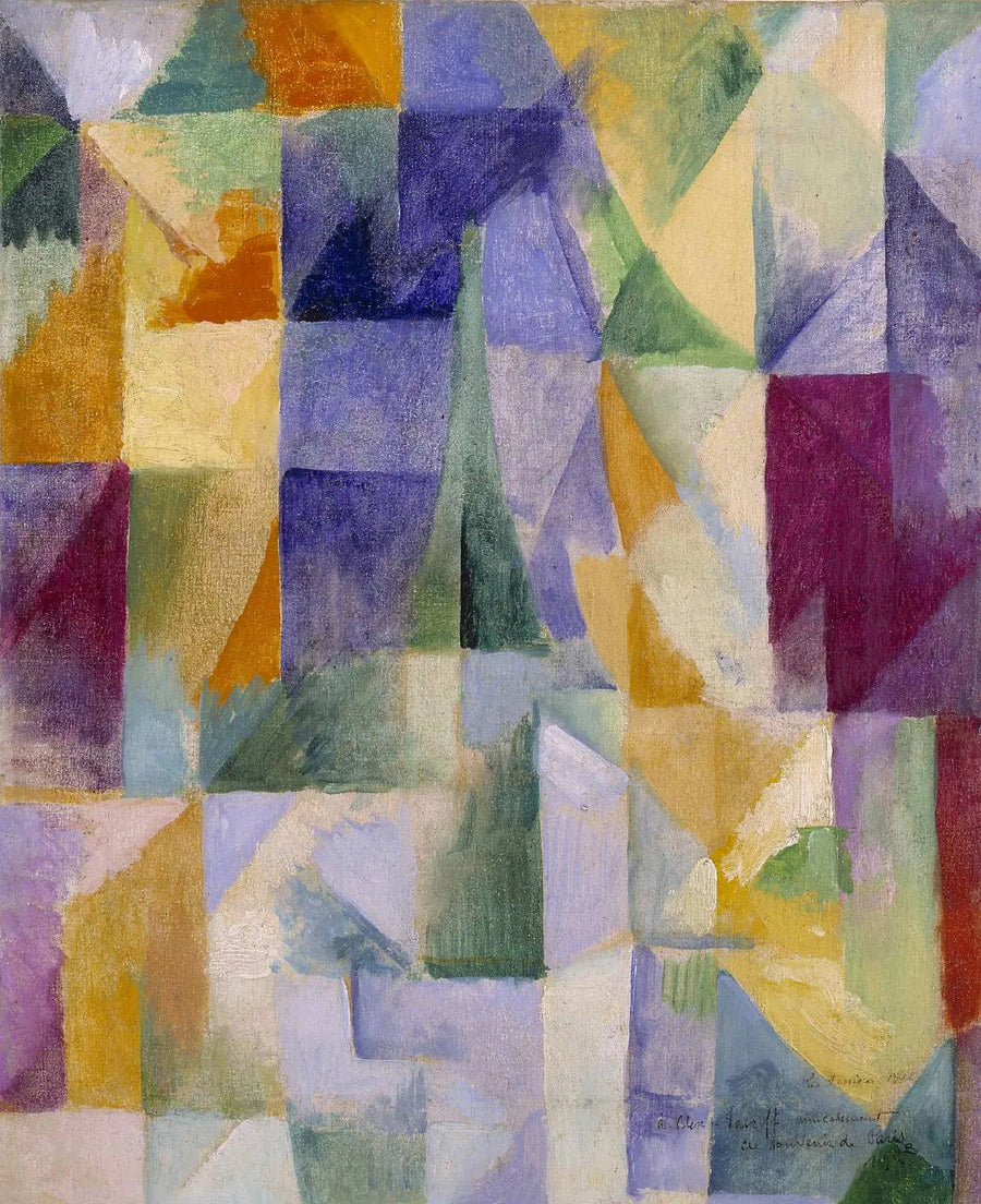 Avoimet ikkunat samanaikaisesti (1. osa, 3. malli) - Robert Delaunay