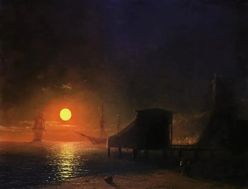 Feodosia. Kuun yö - Ivan Aïvazovski