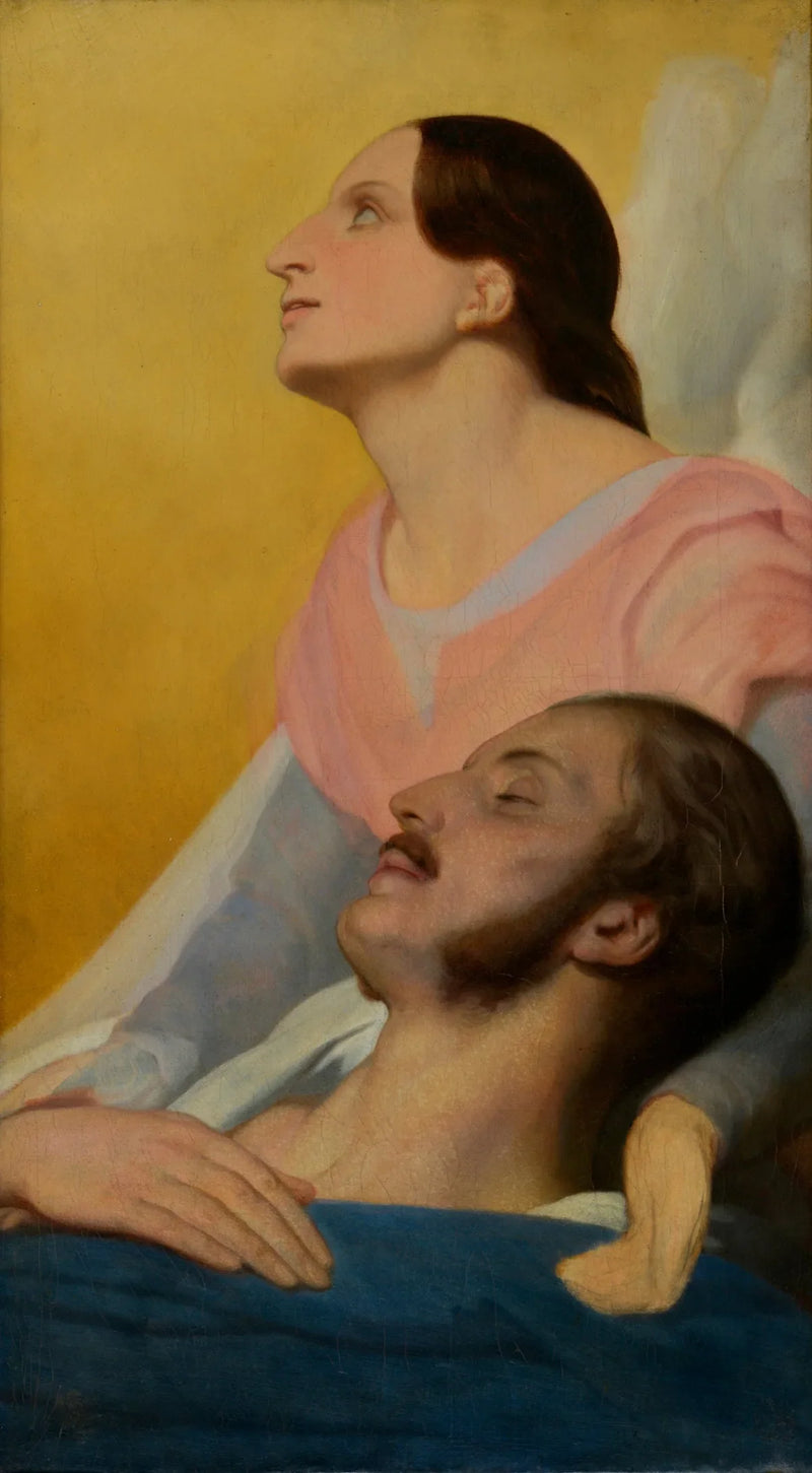 Ferdinand Philippe, herttuasta Orléans, kuolemaansa asti - Ary Scheffer