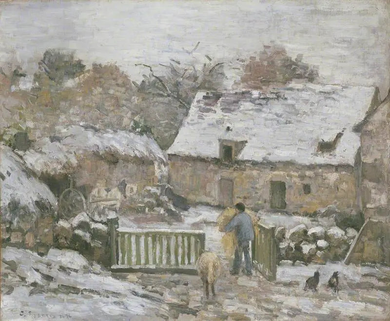 Montfoucaultin tila, lumiefekti - Camille Pissarro