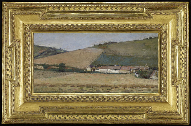 Maatila keskellä kukkuloita, Giverny - Theodore Robinson
