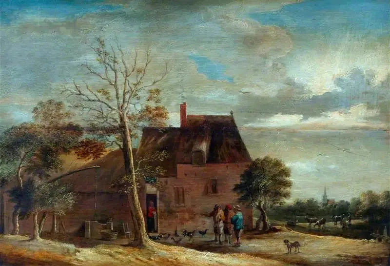 Maatila hahmojen kanssa - David Teniers nuorempi