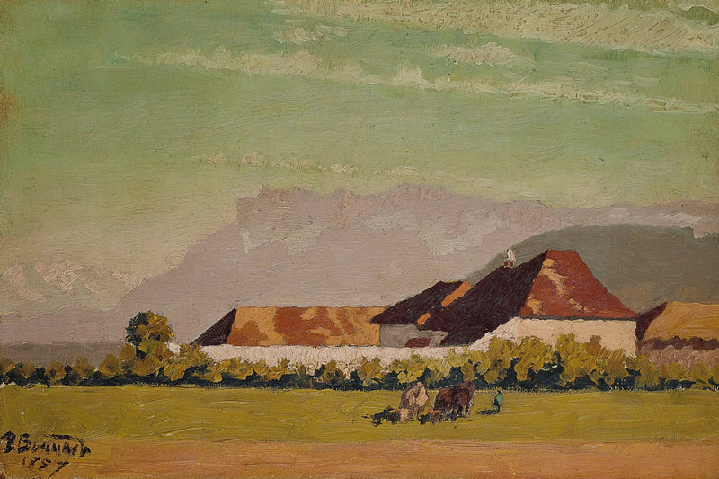 Tila maisemassa Dauphinesta - Pierre Bonnard