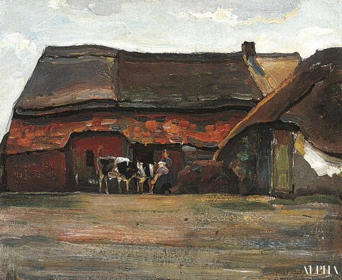 Brabantin tila - Mondrian - Korkealaatuiset taulujen ja maalauksien reproduktiot