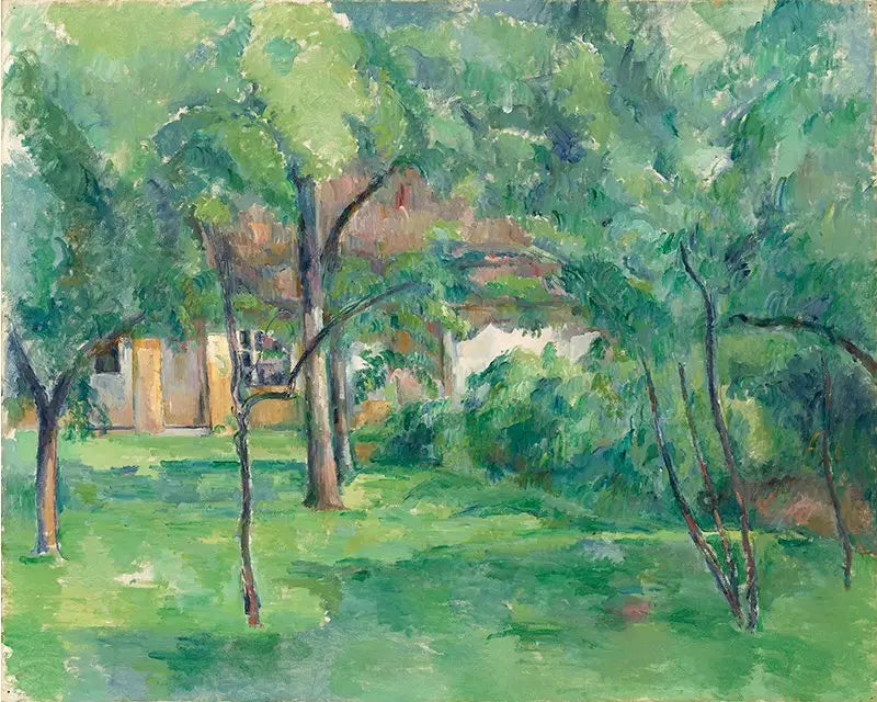 Maatila Normandiassa, kesä (Hattenville) - Paul Cézanne