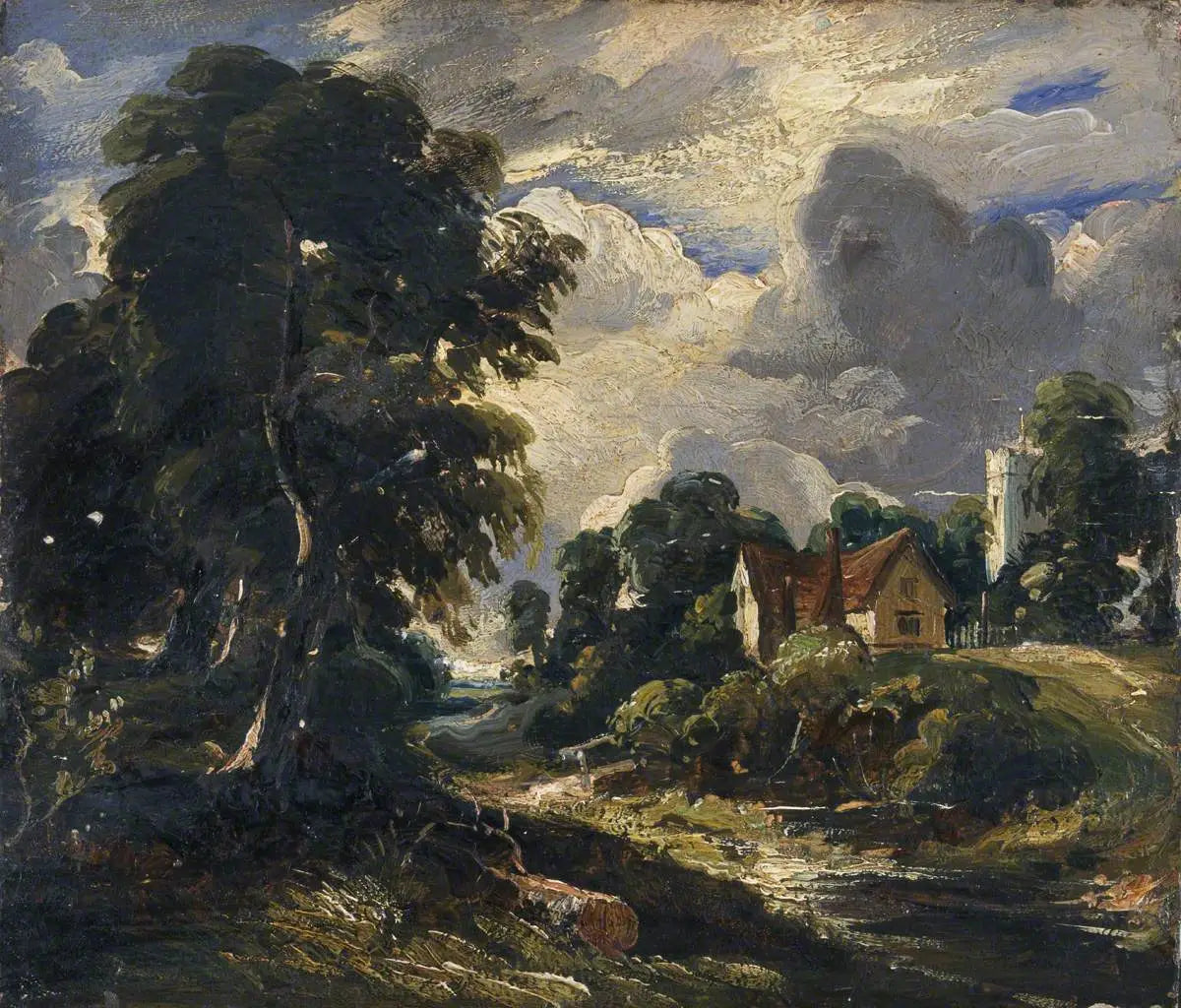 Ferme Glebe - John Constable image 1 reproduction de peinture à l’huile