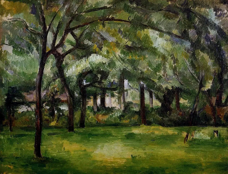 Normandialainen maatila, kesä (Hattenville) - Paul Cézanne