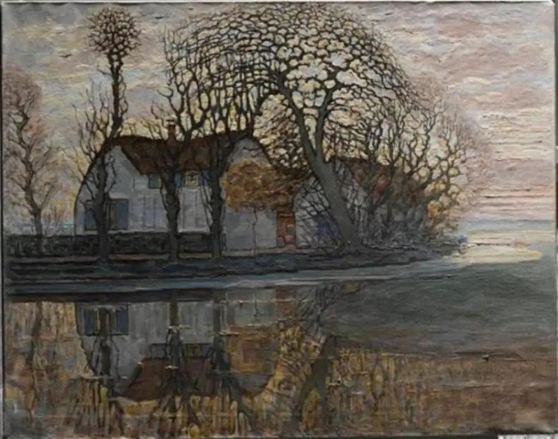 Tila lähellä Duivendrechtiä - Piet Mondrian
