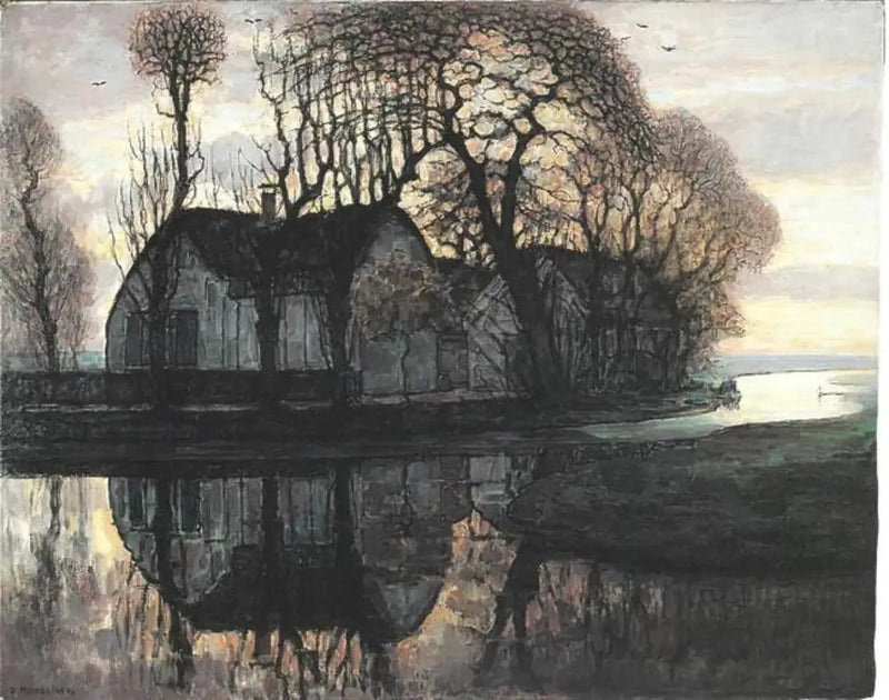 Tila lähellä Duivendrechtiä - Piet Mondrian
