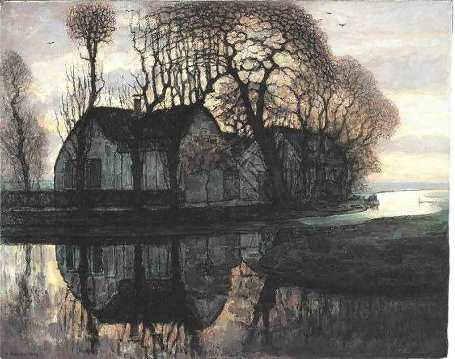 Tila lähellä Duivendrechtiä - Piet Mondrian