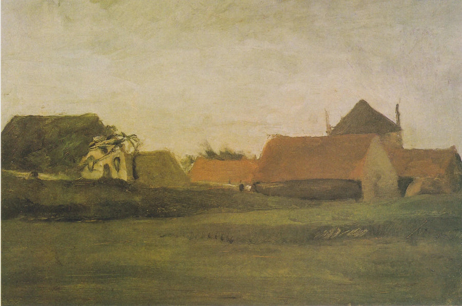 Fermat Loosduinenin lähellä Haagia hämärässä - Vincent van Gogh