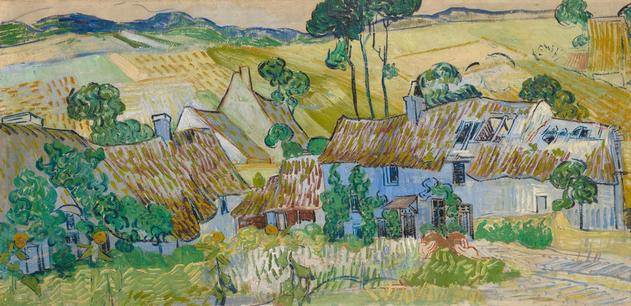 Mökkejä kukkulalla - Vincent van Gogh